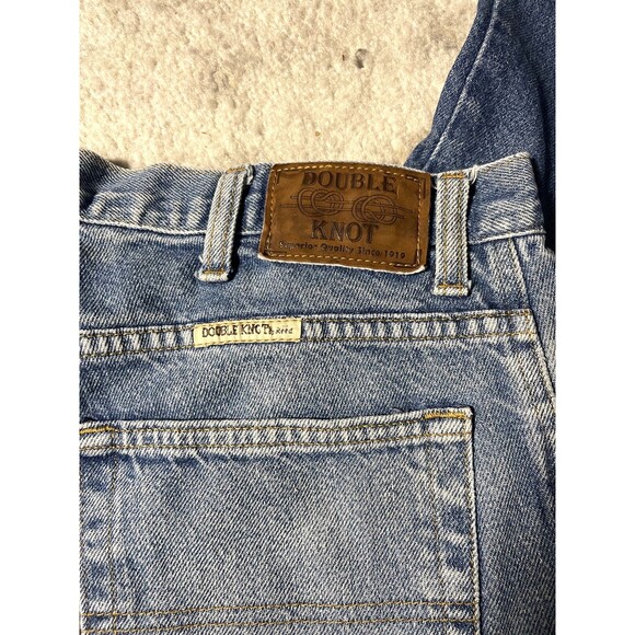 Reed Denim - Reed Double Knot Jeans Womens 36x30 Blue Raw‎ Hem Cropped Western Work Wear